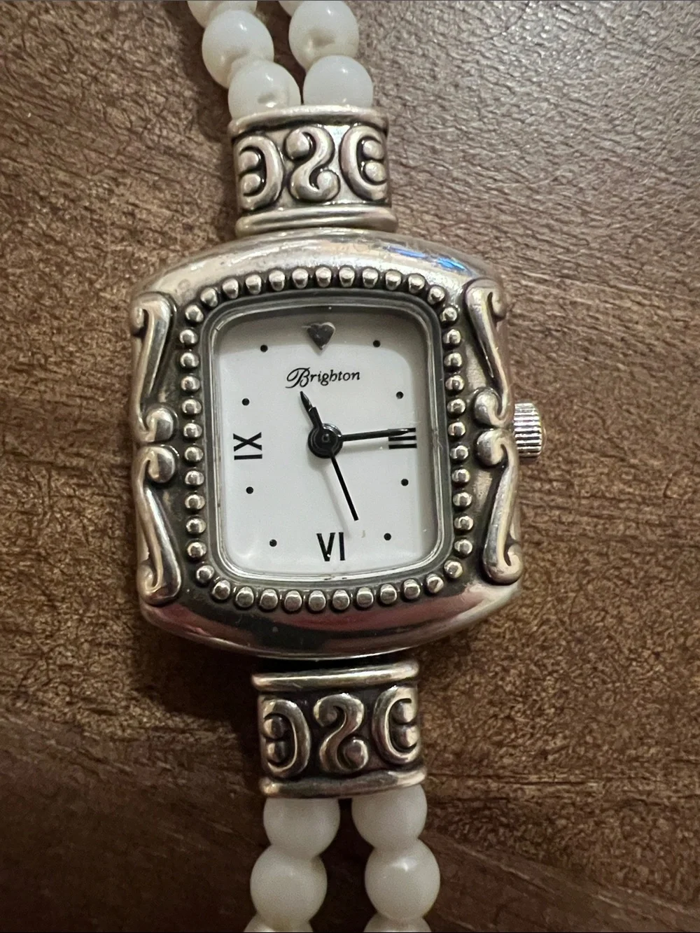Brighton white bead